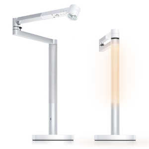 ダイソン dyson 卓上スタンドライト Dyson Lightcycle Morph ホワイト/シルバー CD06WS
