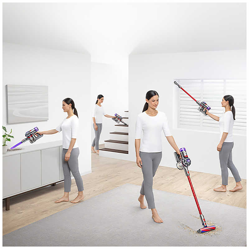 ダイソン　dyson ダイソン　dyson 【アウトレット】スティッククリーナー V8 Slim Fluffy [サイクロン式 /コードレス] SV10KSLMBU SV10KSLMBU