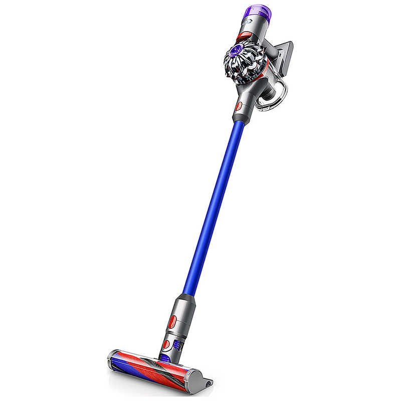 ダイソン　dyson ダイソン　dyson スティッククリーナー Dyson V8 Slim Fluffy Extra [サイクロン式 /コードレス] SV10KEXTBU ニッケル/アイアン/ブルー SV10KEXTBU ニッケル/アイアン/ブルー