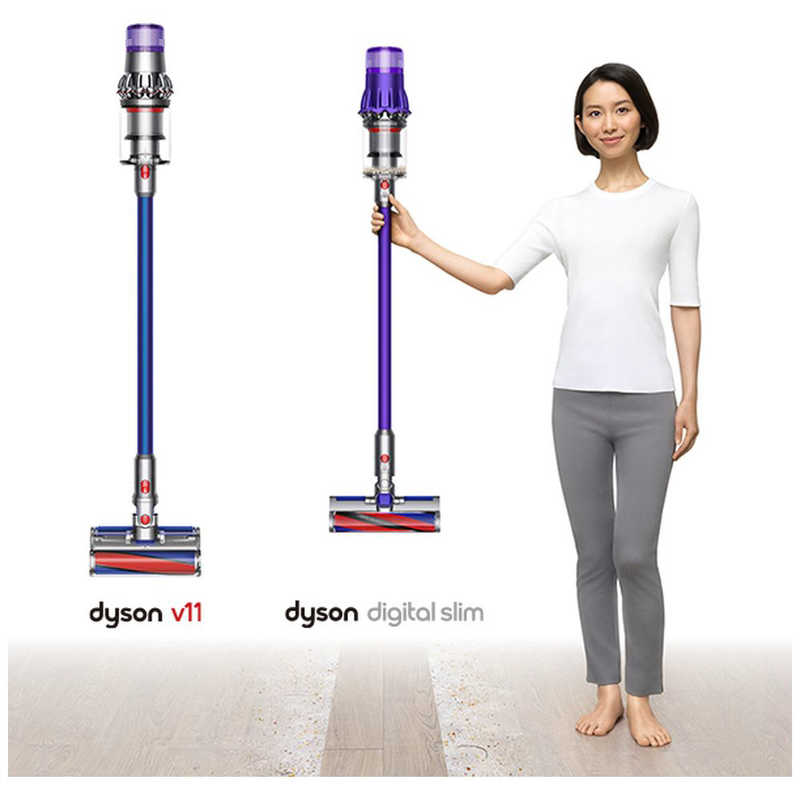 ダイソン　dyson ダイソン　dyson スティッククリーナー Digital Slim Fluffy Origin［サイクロン式］ SV18FFENTN SV18FFENTN