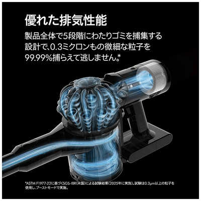 未使用 DS20 サイクロン式 2025年製 ダイソン 掃除機 Dyson Cyclone DS20 SV55FFBK ［サイクロン式 /コードレス］｜の通販は