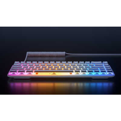 FNATICGEAR ゲーミングキーボード STREAK65 LP WHITE US(英語