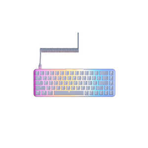 FNATICGEAR ߥ󥰥ܡ STREAK65 LP WHITE US(Ѹ) ͭ /USB ۥ磻 KB0006-005