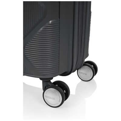 ✨新品未使用✨スーツケース　M　拡張機能付　ライトグレー　可愛い　TSAロック アルミスーツケース 79L Mサイズ 旅行カバン バッグ キャンプ