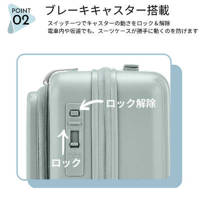 アメリカンツーリスター ストッパー付スーツケース PCポケット 14