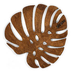 TISECO 鍋敷き 木製 ZICZAC BIRCH Trivet Monstera ZZ0559WENGE