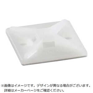 ABB TY-Rap 結束バンド用マウントベース(ねじ/接着剤固定タイプ)4方向マウンティングベース標準(ナチュラル色)(大袋)タイ幅最大5.2mm1000個入り TC345 ABB TY-Rap 結束バンド用マウントベース(ねじ/接着剤固定タイプ)4方向マウンティングベース標準(ナチュラル色)(大袋)タイ幅最大5.2mm1000個入り TC345