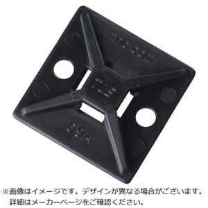 ABB TY-Rap 結束バンド用マウントベース(ねじ/接着剤固定タイプ)2方向マウンティングベース耐候(黒色)(大袋)タイ幅最大7.6mm1000個入り TC347X ABB TY-Rap 結束バンド用マウントベース(ねじ/接着剤固定タイプ)2方向マウンティングベース耐候(黒色)(大袋)タイ幅最大7.6mm1000個入り TC347X