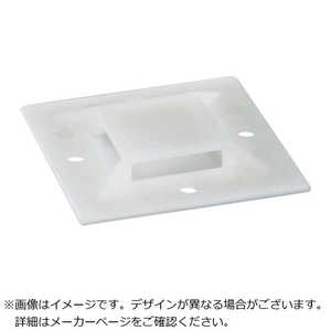 ABB TY-Rap 結束バンド用マウントベース(ねじ/接着剤固定タイプ)4方向マウンティングベース標準(ナチュラル色)(大袋)タイ幅最大19.1mm500個入り TC368 ABB TY-Rap 結束バンド用マウントベース(ねじ/接着剤固定タイプ)4方向マウンティングベース標準(ナチュラル色)(大袋)タイ幅最大19.1mm500個入り TC368