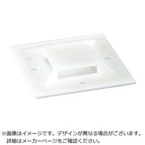 ABB TY-Rap 結束バンド用マウントベース(ねじ固定/粘着テープ付き) 4方向マウンティングベース標準(ナチュラル色)(大袋)タイ幅最大19.1mm500個入り TC368A ABB TY-Rap 結束バンド用マウントベース(ねじ固定/粘着テープ付き) 4方向マウンティングベース標準(ナチュラル色)(大袋)タイ幅最大19.1mm500個入り TC368A