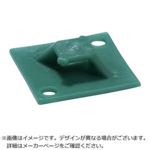 ABB TY-Rap 結束バンド用マウントベース(ねじ/接着剤固定タイプ)2方向マウンティングベース極限環境対応グレード(青緑色)(大袋)タイ幅最大7.6mm1000個入り TCZ34 ABB TY-Rap 結束バンド用マウントベース(ねじ/接着剤固定タイプ)2方向マウンティングベース極限環境対応グレード(青緑色)(大袋)タイ幅最大7.6mm1000個入り TCZ34