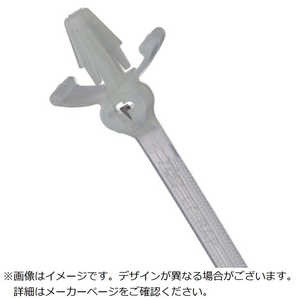 ABB TY-Rap パネル固定用結束バンド(プッシュマウント) パネル固定用結束バンド標準(ナチュラル色)(大袋)羽あり幅3.5X長さ102mm1000本入り TY54SM ABB TY-Rap パネル固定用結束バンド(プッシュマウント) パネル固定用結束バンド標準(ナチュラル色)(大袋)羽あり幅3.5X長さ102mm1000本入り TY54SM