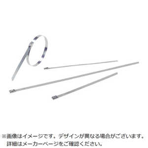ABB TY-MET 304ステンレススチールタイ(ボールロックタイプ)幅4.6X長さ150mm 100本入り YLS4.6150A