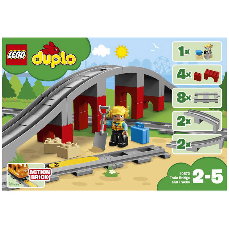 レゴジャパン レゴジャパン LEGO（レゴ） 10872 デュプロ あそびが広がる！鉄道橋とレールセット  