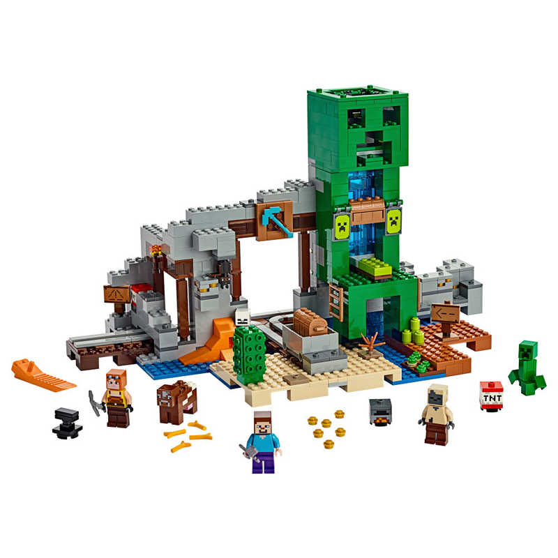 レゴジャパン レゴジャパン LEGO（レゴ）21155 マインクラフト 巨大クリーパー像の鉱山  
