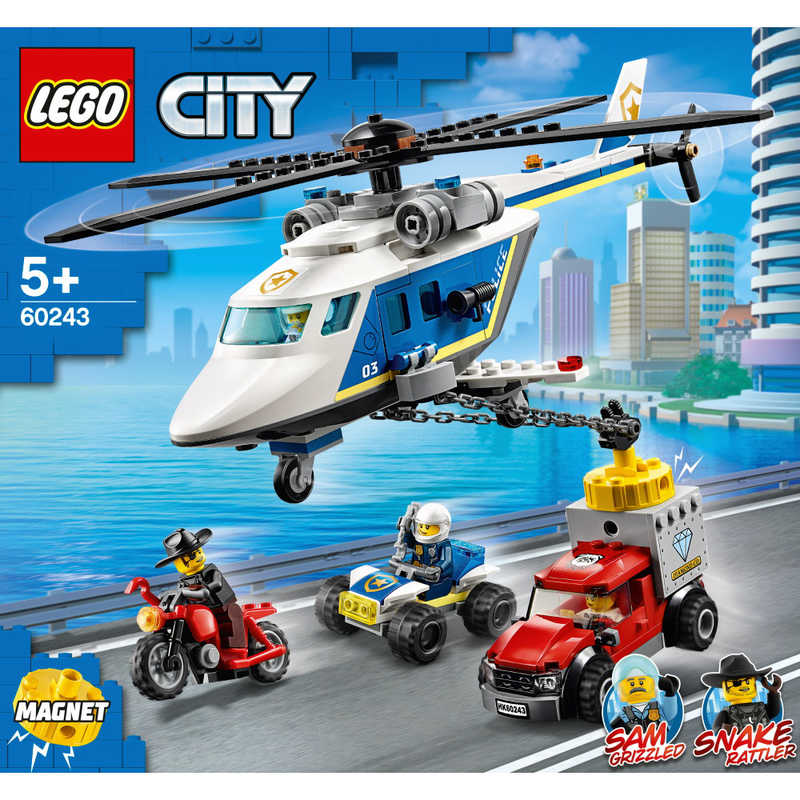 レゴジャパン レゴジャパン LEGO（レゴ） 60243 シティ ポリス ヘリコプターの追跡  