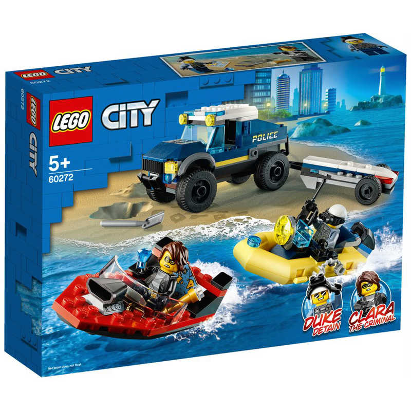 レゴジャパン レゴジャパン LEGO(レゴ) エリートポリス 60272 シティ ボｰトでの護送 60272 シティ ボｰトでの護送