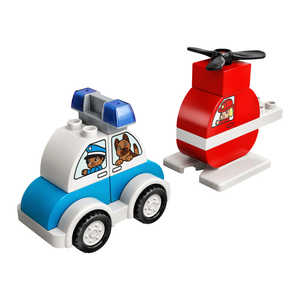 レゴジャパン 【アウトレット】LEGO（レゴ） 10957 デュプロ はじめてのデュプロ 消防ヘリコプターとパトカー 