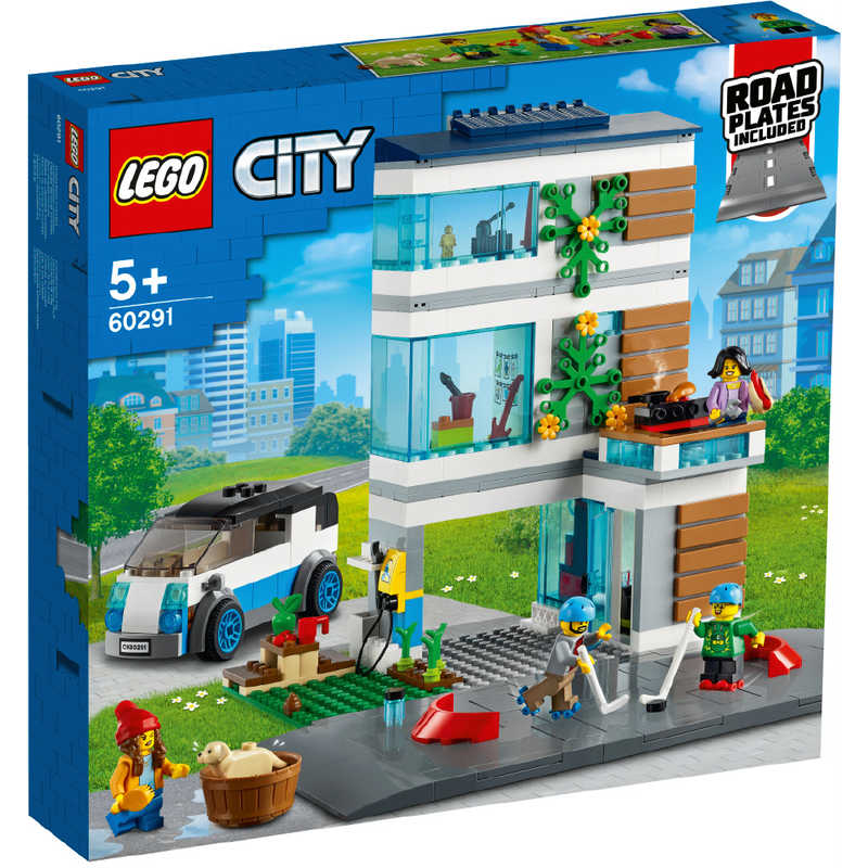 レゴジャパン レゴジャパン 【アウトレット】LEGO（レゴ） 60291 シティ モダンハウス ロードプレート付  