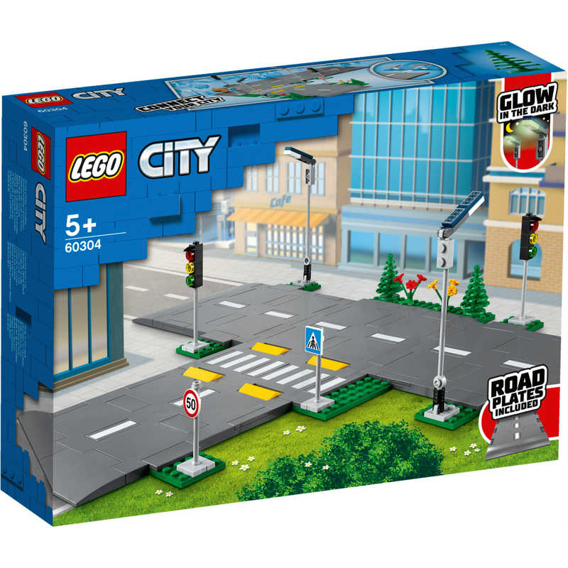 レゴジャパン レゴジャパン LEGO（レゴ） 60304 シティ つながる！ロードプレート 交差点  