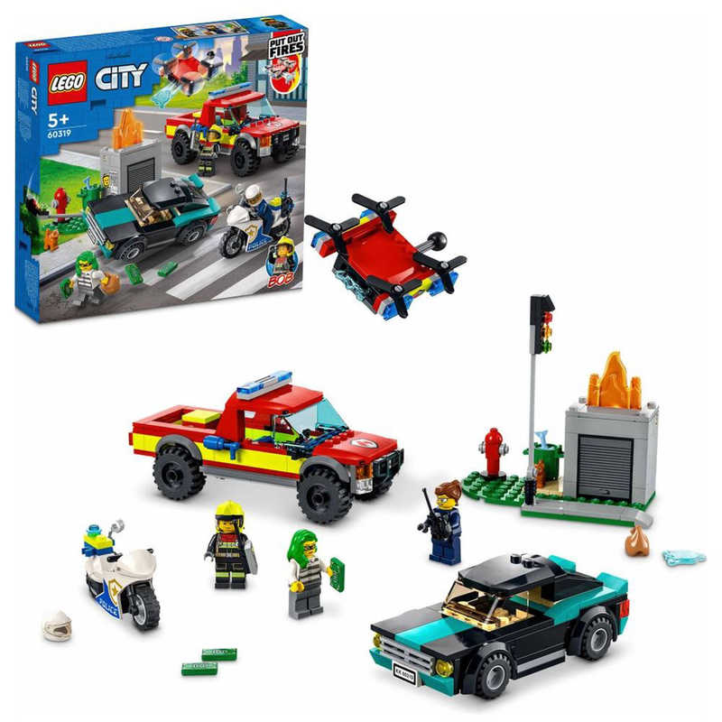 レゴジャパン レゴジャパン LEGO（レゴ） 60319 シティ 出動！しょうぼうレスキュー＆ポリスチェイス  