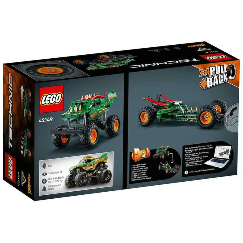 レゴジャパン レゴジャパン LEGO(レゴ) 42149 Monster Jam(TM) ドラゴン(TM) 42149MJﾄﾞﾗｺﾞﾝ 42149MJﾄﾞﾗｺﾞﾝ
