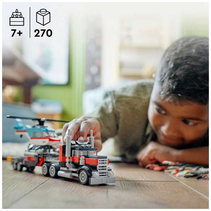 レゴジャパン レゴジャパン LEGO（レゴ） 31146 ヘリコプターをのせたトラック  