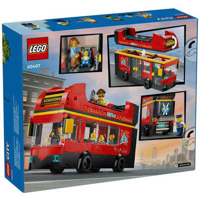 HiRMのセット レゴジャパン LEGO（レゴ） シティ 60407 赤いダブルデッカー 60407