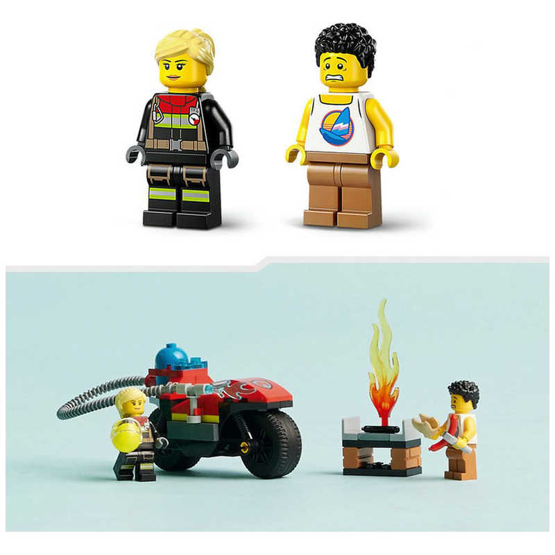 レゴジャパン レゴジャパン LEGO（レゴ） 60410 消防レスキューバイク  