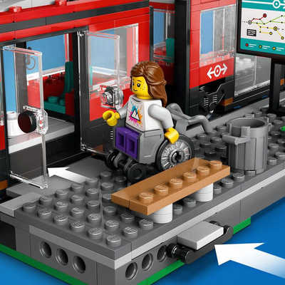 レゴジャパン LEGO（レゴ） 60423 シティ ダウンタウン路面電車と