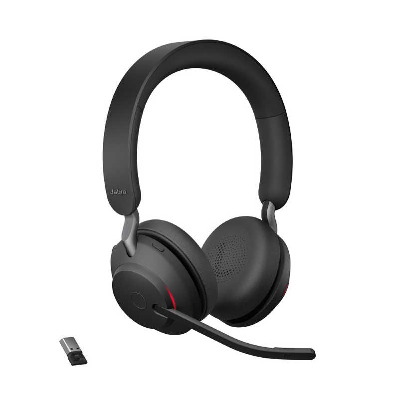 JABRA JABRA ヘッドセット Evolve2 65 MS Stereo ブラック [ワイヤレス（Bluetooth）+有線 /両耳 /ヘッドバンドタイプ] 26599-999-999 26599-999-999