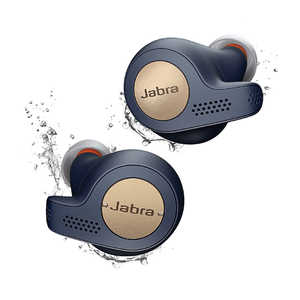 JABRA フルワイヤレスイヤホン リモコン・マイク対応 Copper Blue Elite Active 65t 100-99010000-40