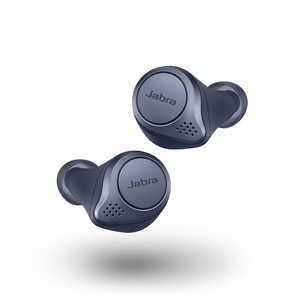 JABRA フルワイヤレスイヤホン ノイズキャンセリング対応 リモコン・マイク対応 ネイビー Elite Active 75t 100-99091000-40