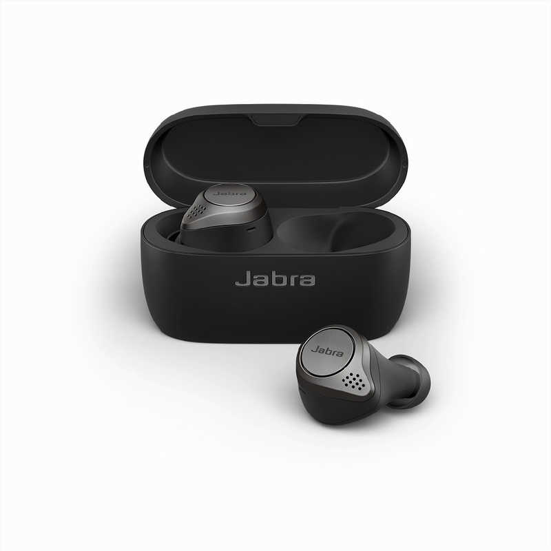 JABRA JABRA フルワイヤレスイヤホン ノイズキャンセリング対応 リモコン・マイク対応 Titanium Black 100-99092000-40 100-99092000-40