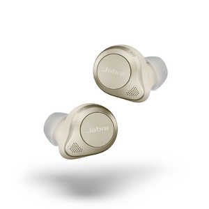 JABRA フルワイヤレスイヤホン ノイズキャンセリング対応 リモコン・マイク対応 ゴールド Elite 85t 100-99190004-40