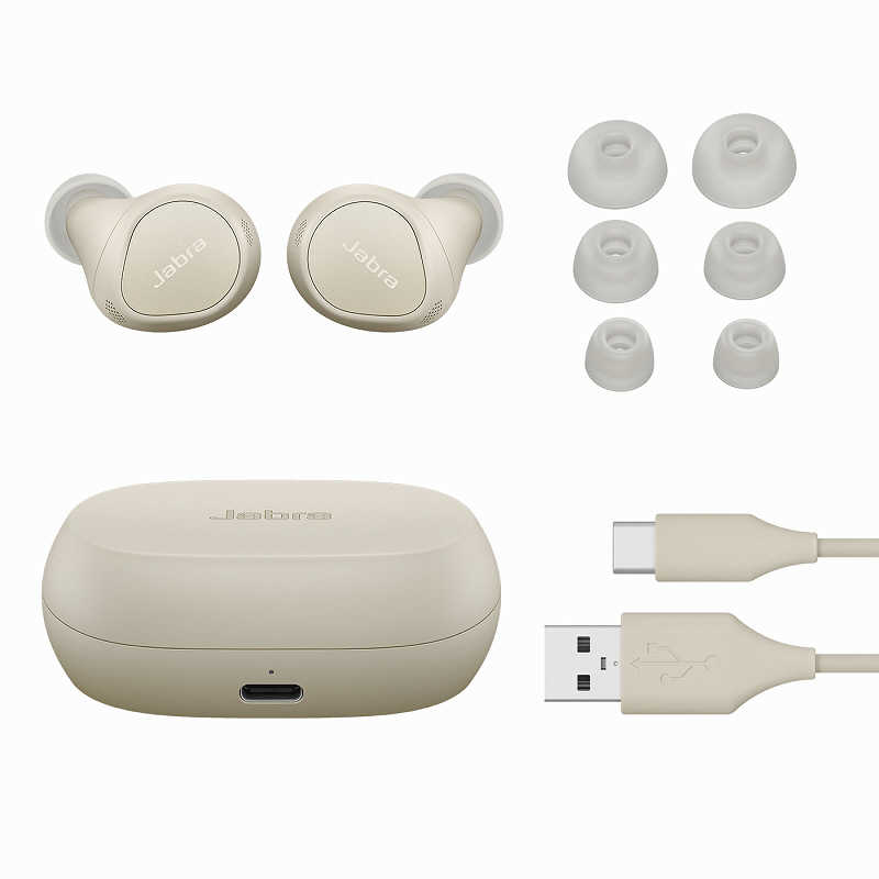 JABRA JABRA フルワイヤレスイヤホン ノイズキャンセリング対応 リモコン・マイク対応 ゴールドベージュ Elite 7 Pro ELITE7PRO ELITE7PRO