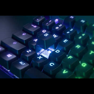 STEELSERIES ゲーミングキーボード＋リストレスト Apex Pro US