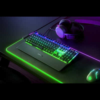 せりページ STEELSERIES ゲーミングキーボード＋リストレスト Apex Pro US