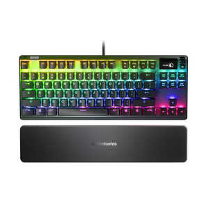 STEELSERIES ゲーミングキーボード＋リストレスト テンキーレス Apex 7 TKL Red Switch US(英語配列) [有線 /USB] 64646