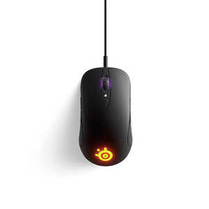 ＜コジマ＞ STEELSERIES SteelSeries スティールシリーズ ゲーミングマウス TrueMoveProセンサー搭載 62527