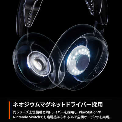 STEELSERIES Arctis Nova 3P Wireless White ［両耳 / ヘッドバンド