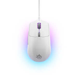 STEELSERIES Rival 3 Gen 2 White θؼ / ͭ / 6ܥ / USB ۥ磻 62516