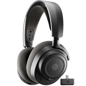 STEELSERIES Arctis Nova 7P Gen 2 �m���C�����X(Bluetooth�{USB-C) / ���� / �w�b�h�o���h�^�C�v�n �u���b�N 61744