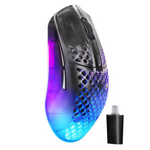 STEELSERIES Aerox 3 Wireless Gen 2 ［光学式 / 有線/無線(ワイヤレス) / 5ボタン / Bluetooth・USB］ Shadow 62717