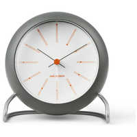 インテック　置き時計 Bankers Table Clock 11cm white ARNE JACOBSEN(アルネ ヤコブセン)　AJ43675 インテック 置き時計 Bankers Table Clock 11cm white ARNE JACOBSEN