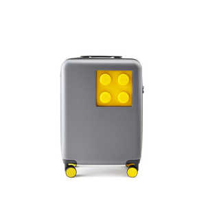 LINKHOO LEGO レゴ スーツケース Signature Brick 2x2 Trolley Sサイズ 54.5cm 旅行日数目安：2～3泊 40L 機内持ち込み 静音 グレー×イエロー 20152