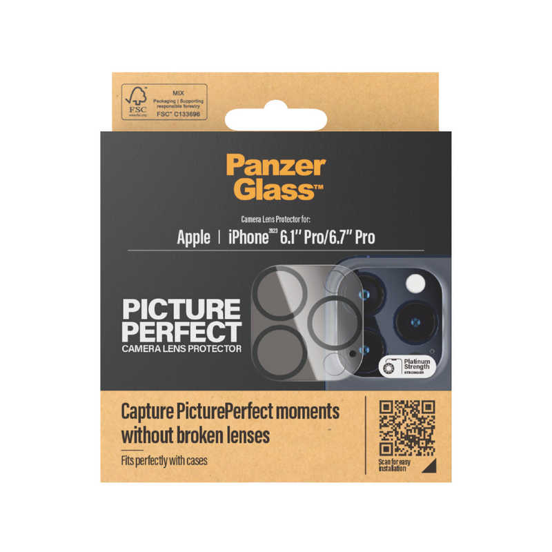 PANZERGLASS PANZERGLASS iPhone 15 Pro / iPhone 15 Pro Max Picture Perfect Plate 1137 1137