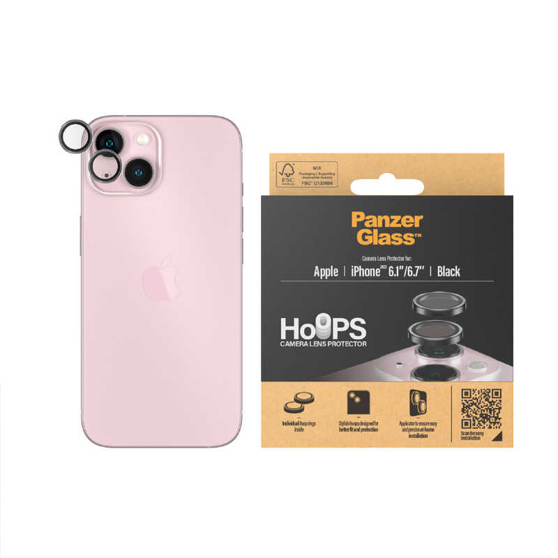PANZERGLASS PANZERGLASS iPhone 15 / iPhone 15 Plus Picture Perfect Rings 1138 1138