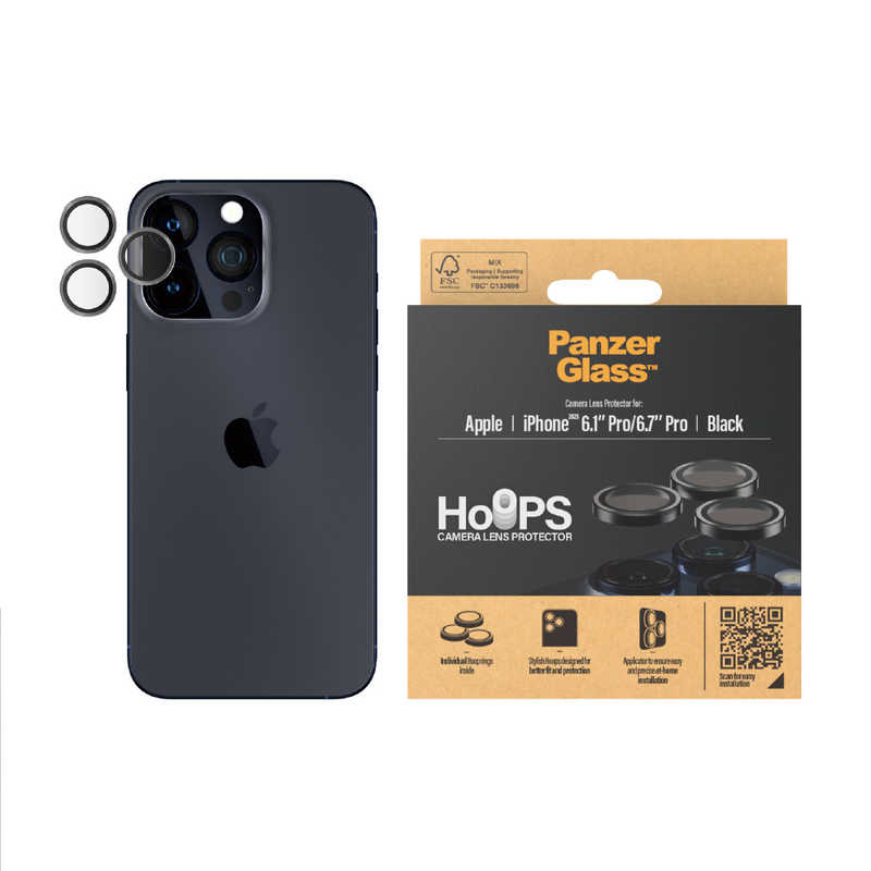 PANZERGLASS PANZERGLASS iPhone 15 Pro / iPhone 15 Pro Max Picture Perfect Rings 1139 1139