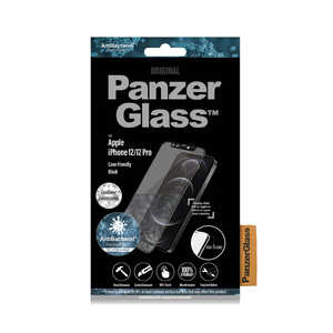 PANZERGLASS iPhone 6.1inch 2020 抗菌仕様 カムスライダー(スワロフスキータイプ) エッジトゥエッジ Black 2717